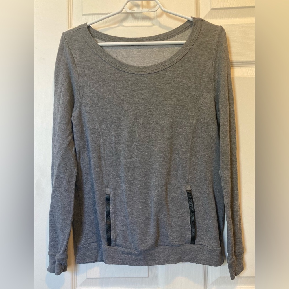 Tezenis European crewneck with vegan leather pockets